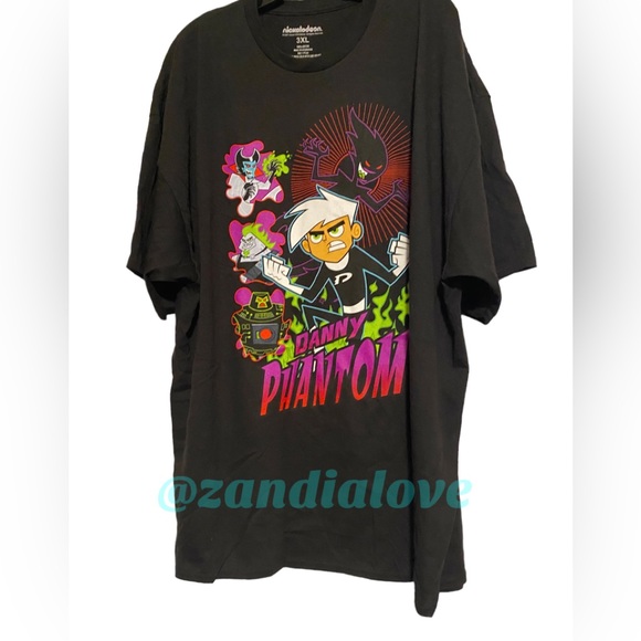 New Rare Nickelodeon Danny Phantom Mens Tshirt Sz Large - Picture 1 of 2